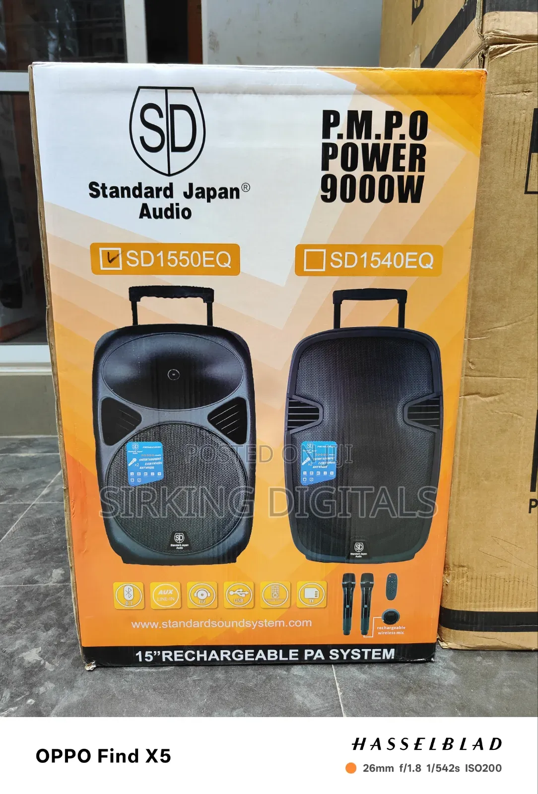 15" Inches Pa System Standard Japan 9000w