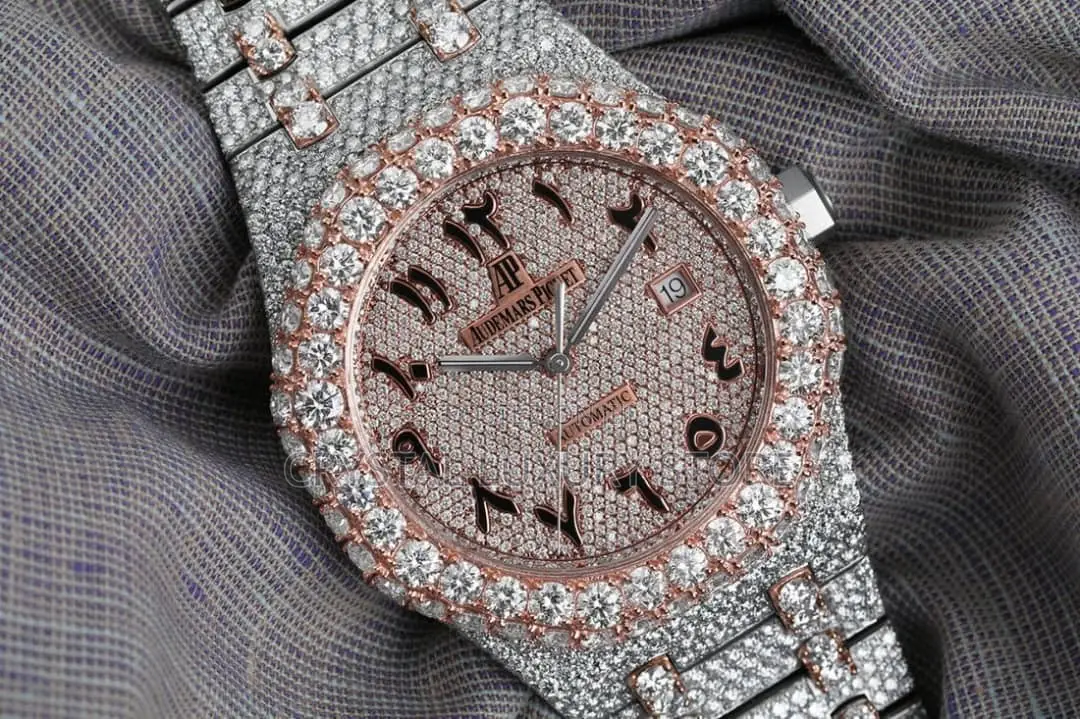 Audemars Piguet Quality Luxury Men Diamond Wristwatch