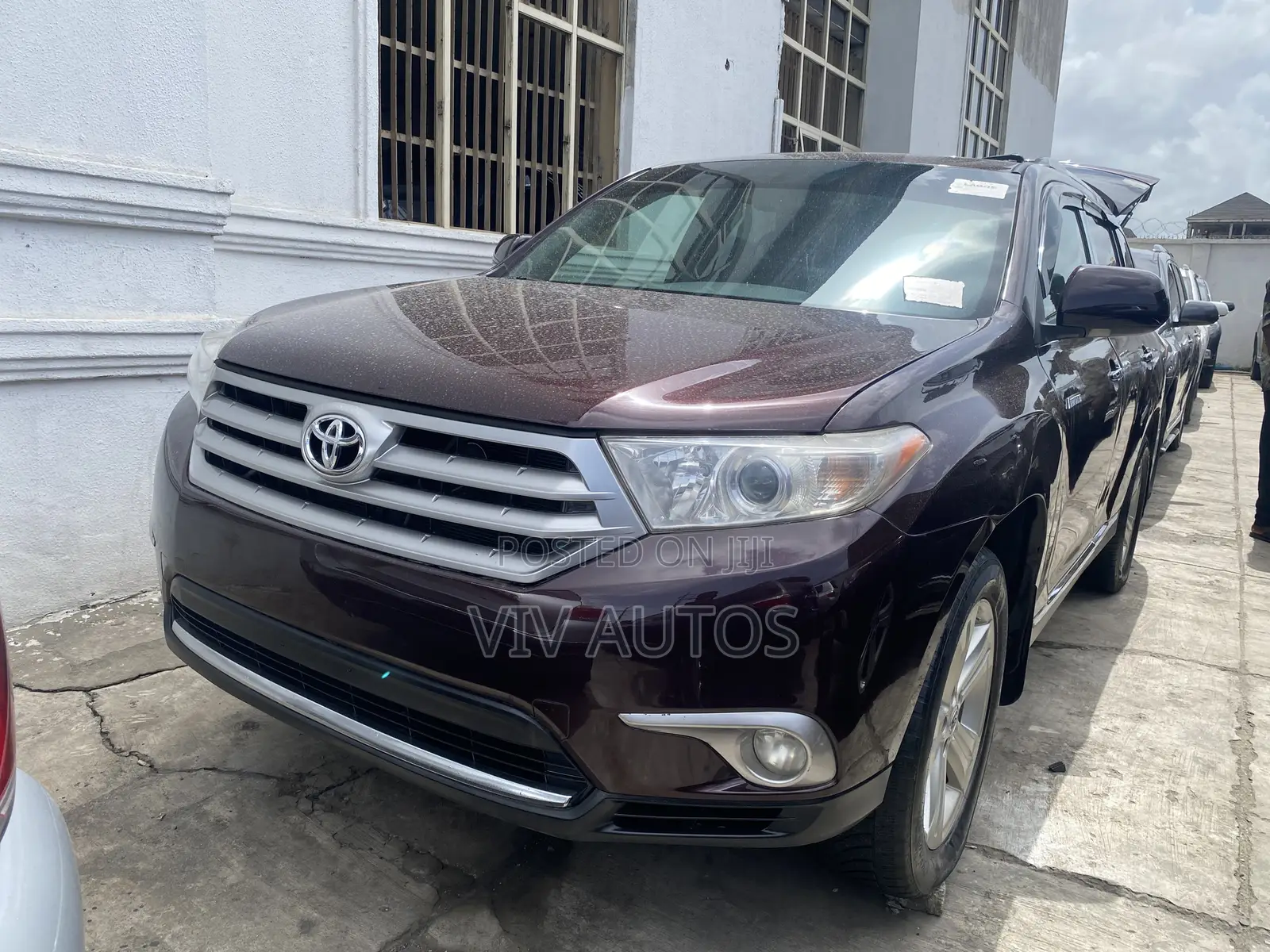 Toyota Highlander Limited 2012 Burgundy