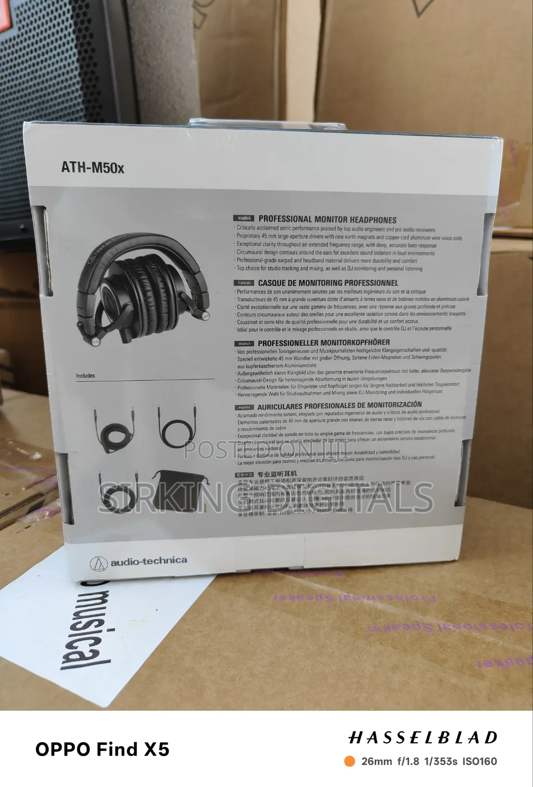 Ath-M50x Audio-Technica High Quality Headphone