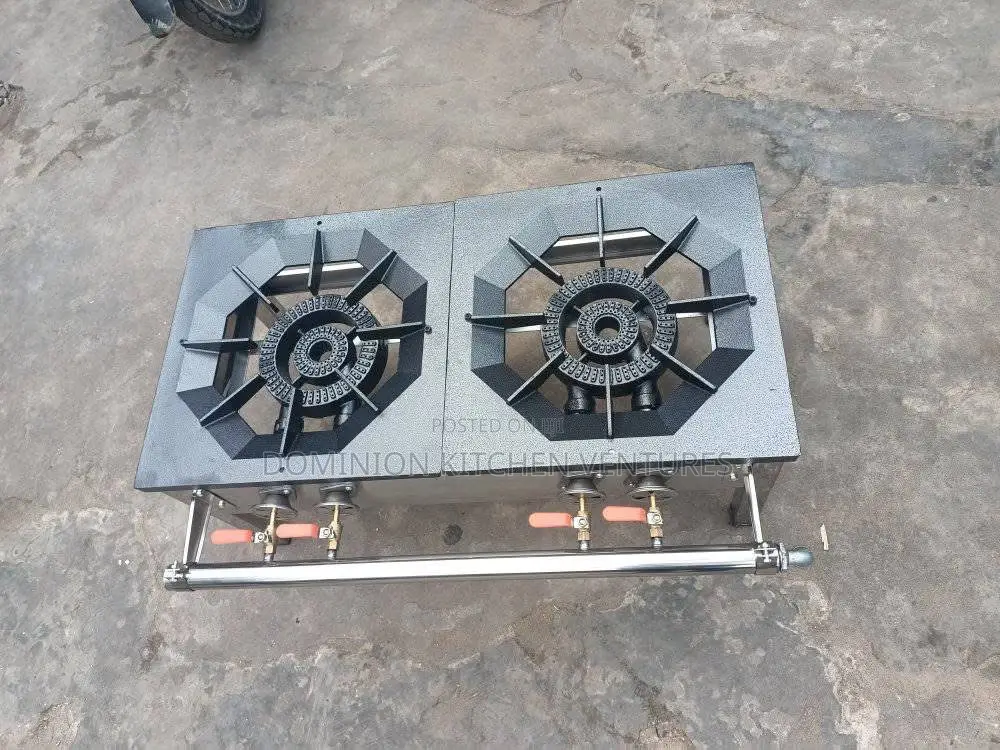 2-Burner Gas Stockpot Cooker,