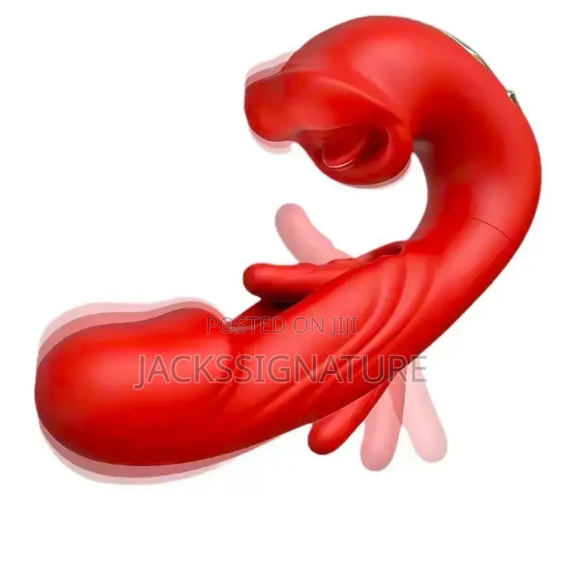 3-in-1 Mouth Flapping Clitoral Stimulator Dildo Vibrator