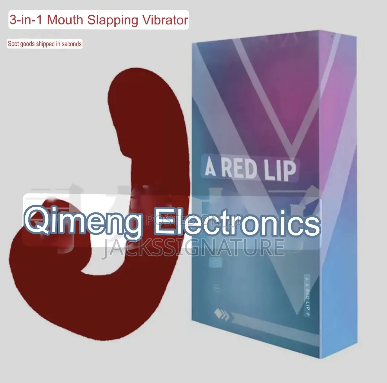 3-in-1 Mouth Flapping Clitoral Stimulator Dildo Vibrator
