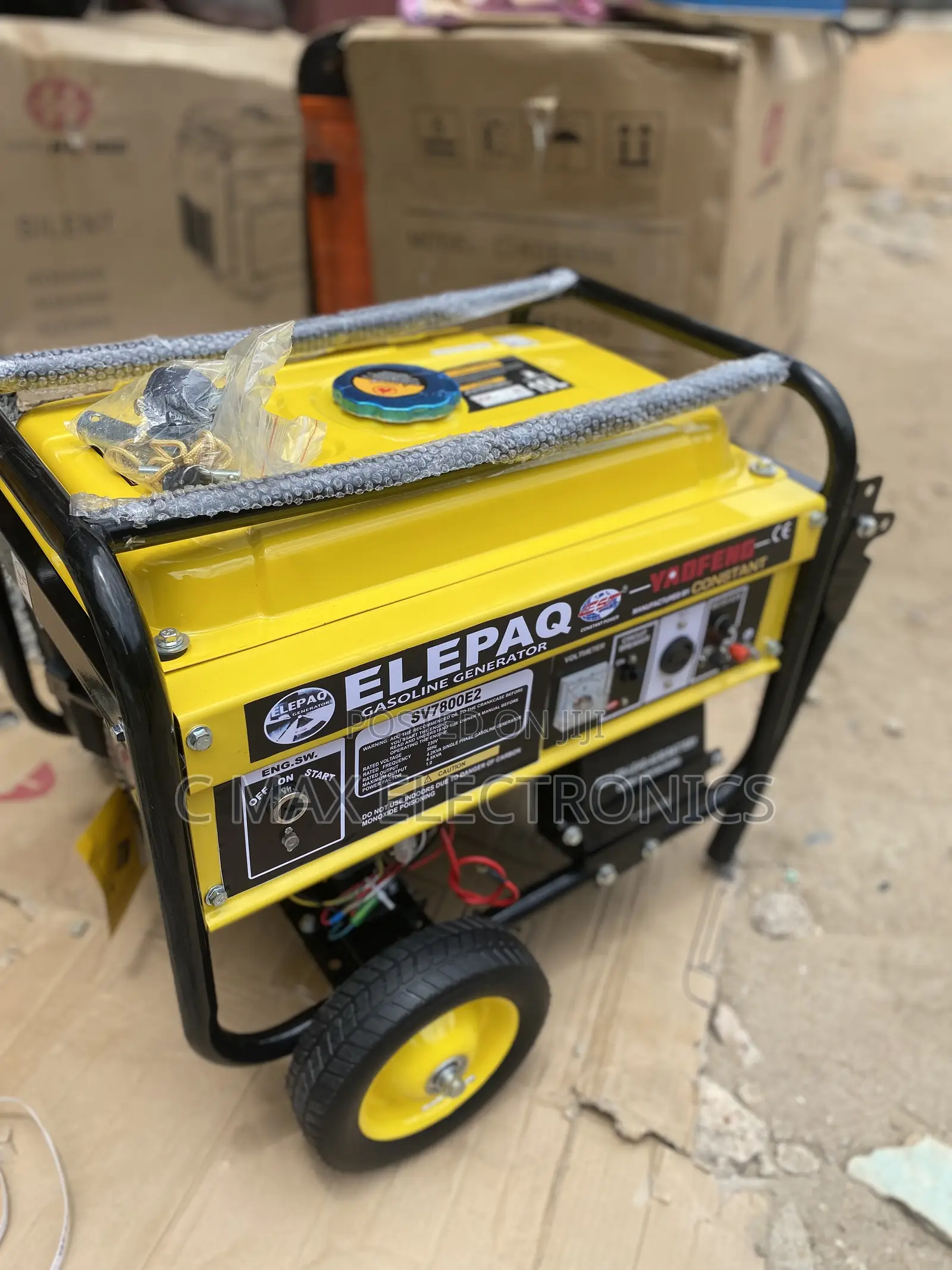 Elepaq 4.5kva Petrol Generator 1 Year Warranty