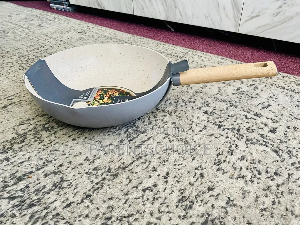 Grey Simplicity Non-Stick Aluminium Frying Pan 1pc -24cm/26cm/28