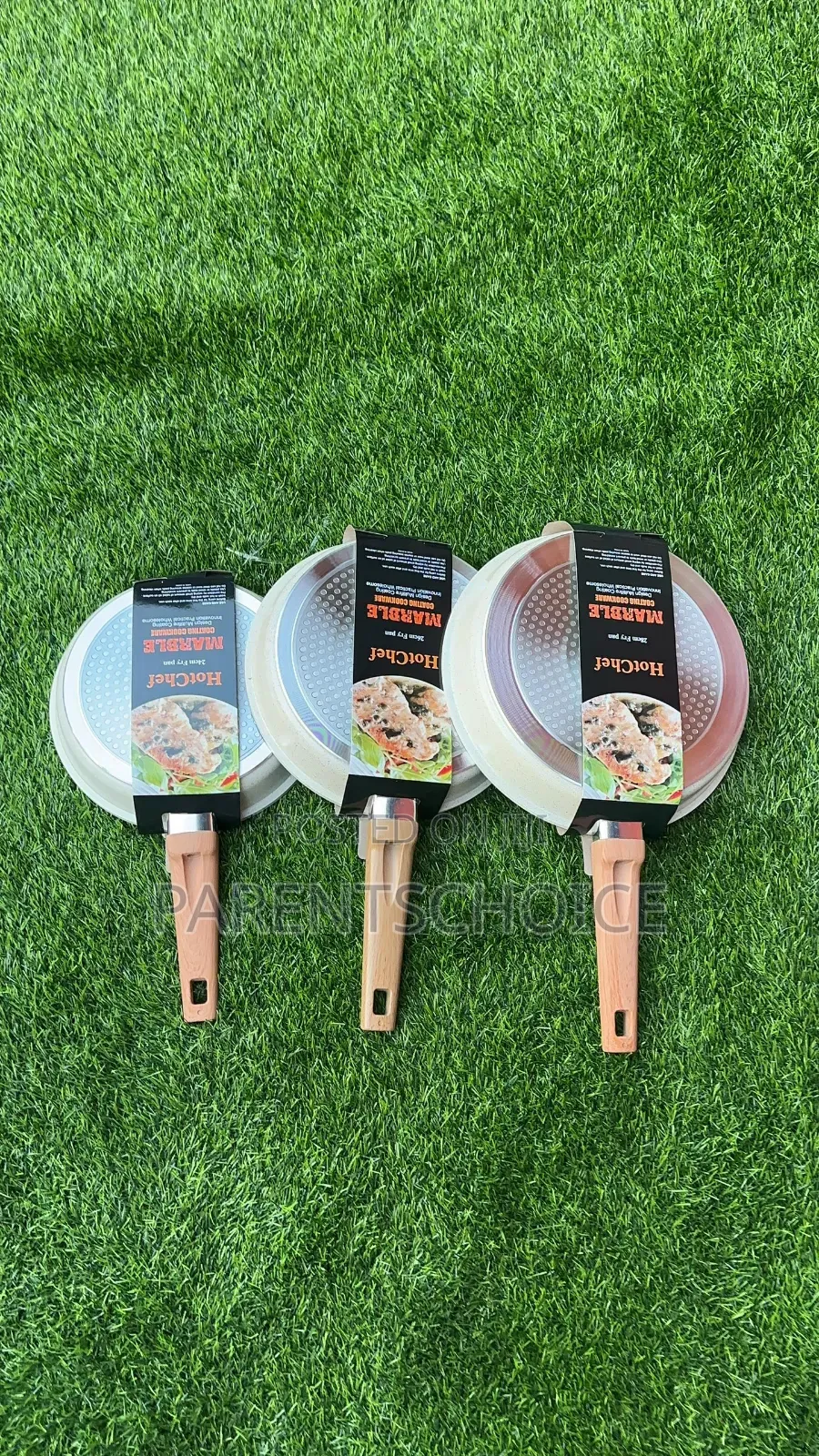 Grey Simplicity Non-Stick Aluminium Frying Pan 1pc -24cm/26cm/28
