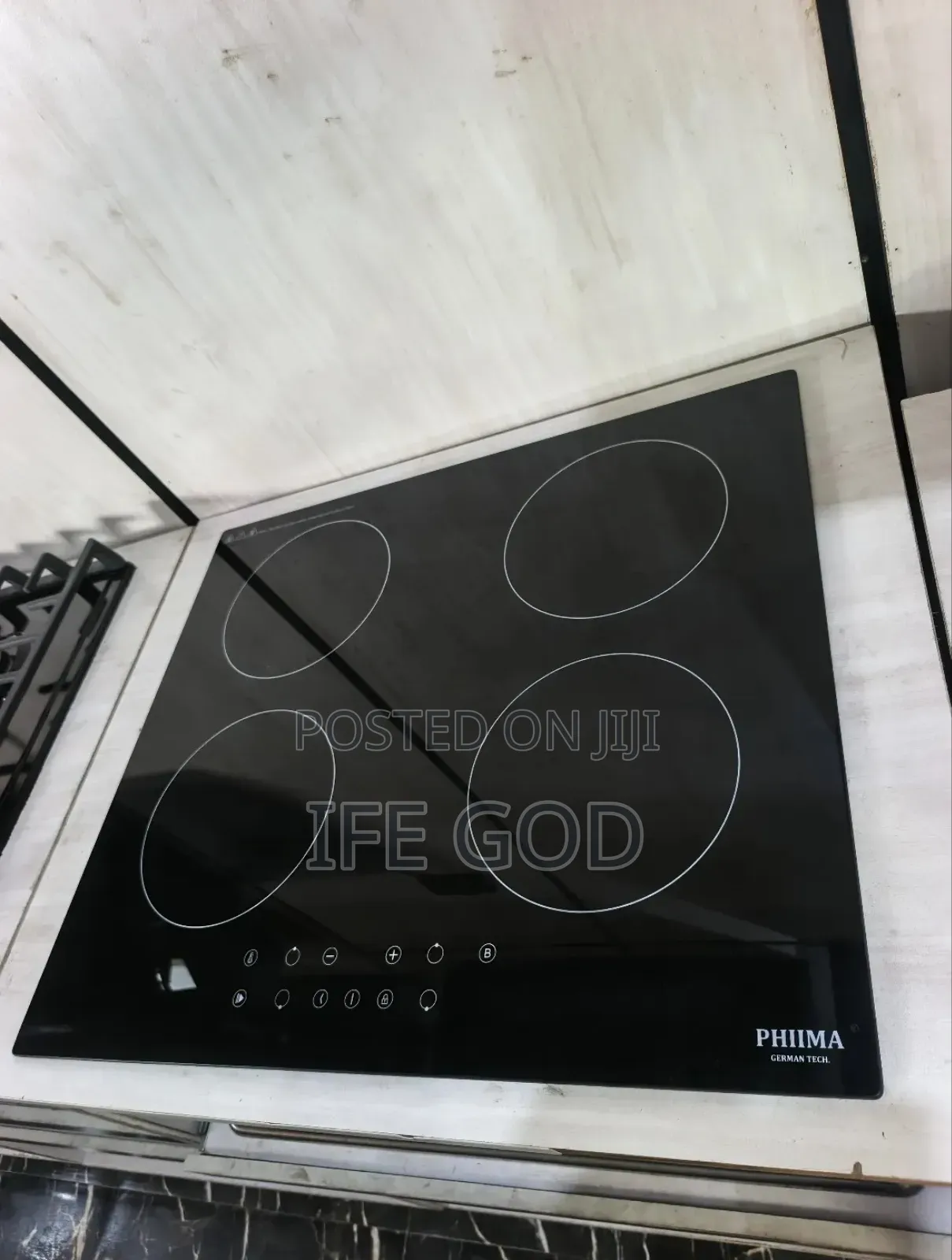 Original Phiima Built-in Digital Control 4 Burners Infrared Ele Cooker