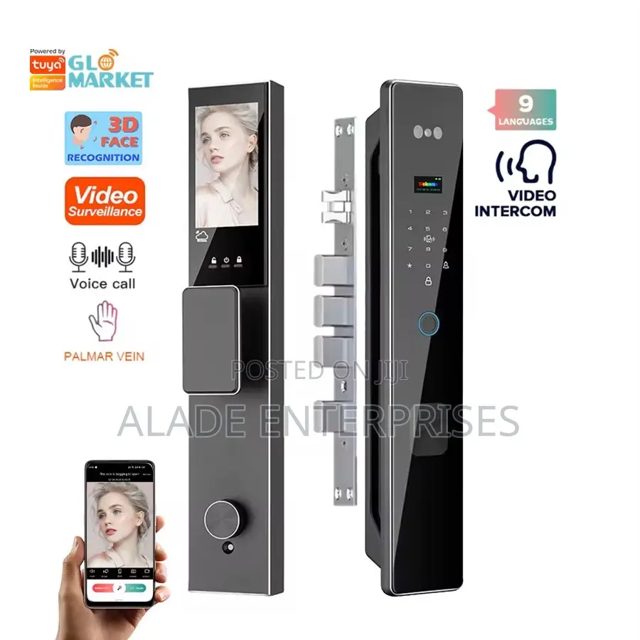 CNC Carved European Style Villa Intelligent Smart Door Lock