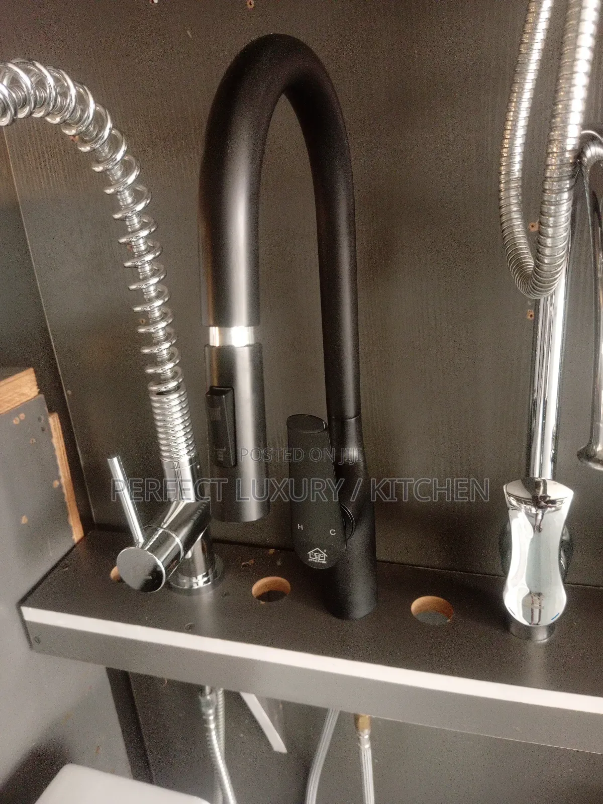 Quality Sweethome Black Pull Out Sink Mixer Tap