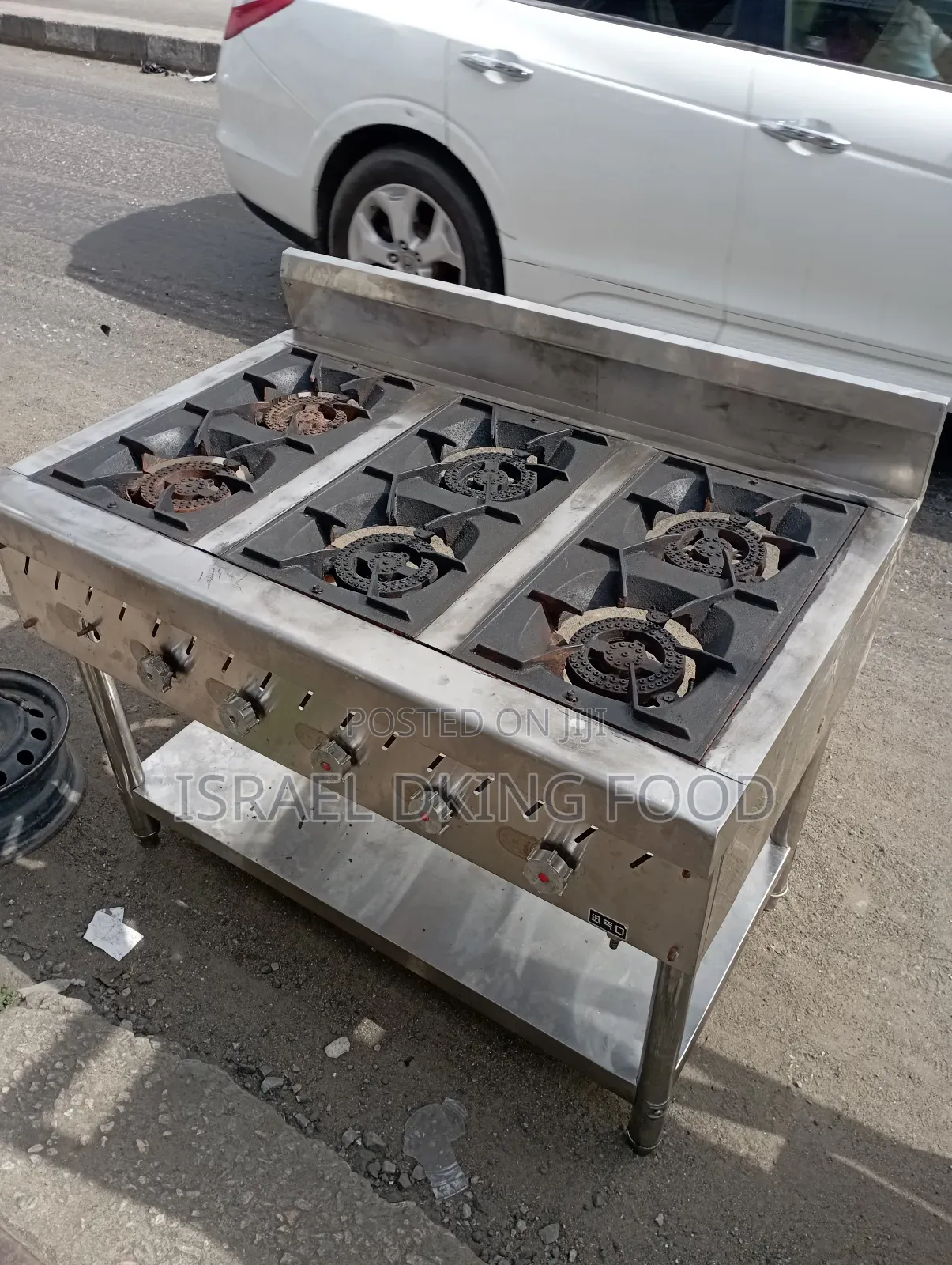 Industrial Stainless 6burner Fairly Used Foreign Gas Cooker