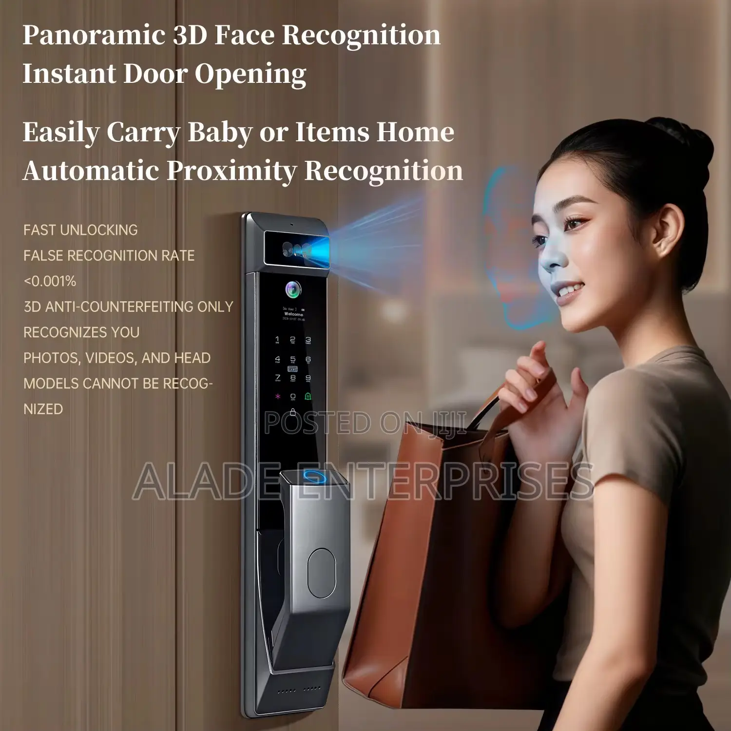 Palm Vein Intelligent Smart Door Lock Digital Biometric Fingerprint