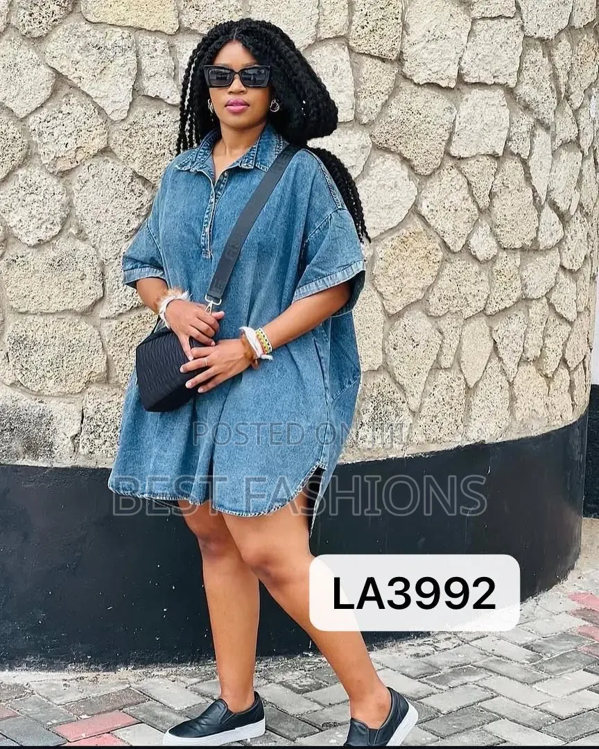 Denim Short Dress