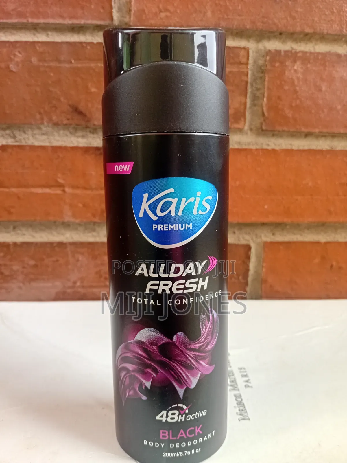 *Karis Premium Black Deodorant Spray for Men - 200ml | Long Lasting*