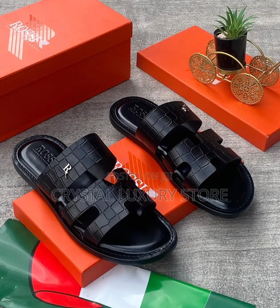 Rossi Quality Luxury Men Genuine Leather Pams