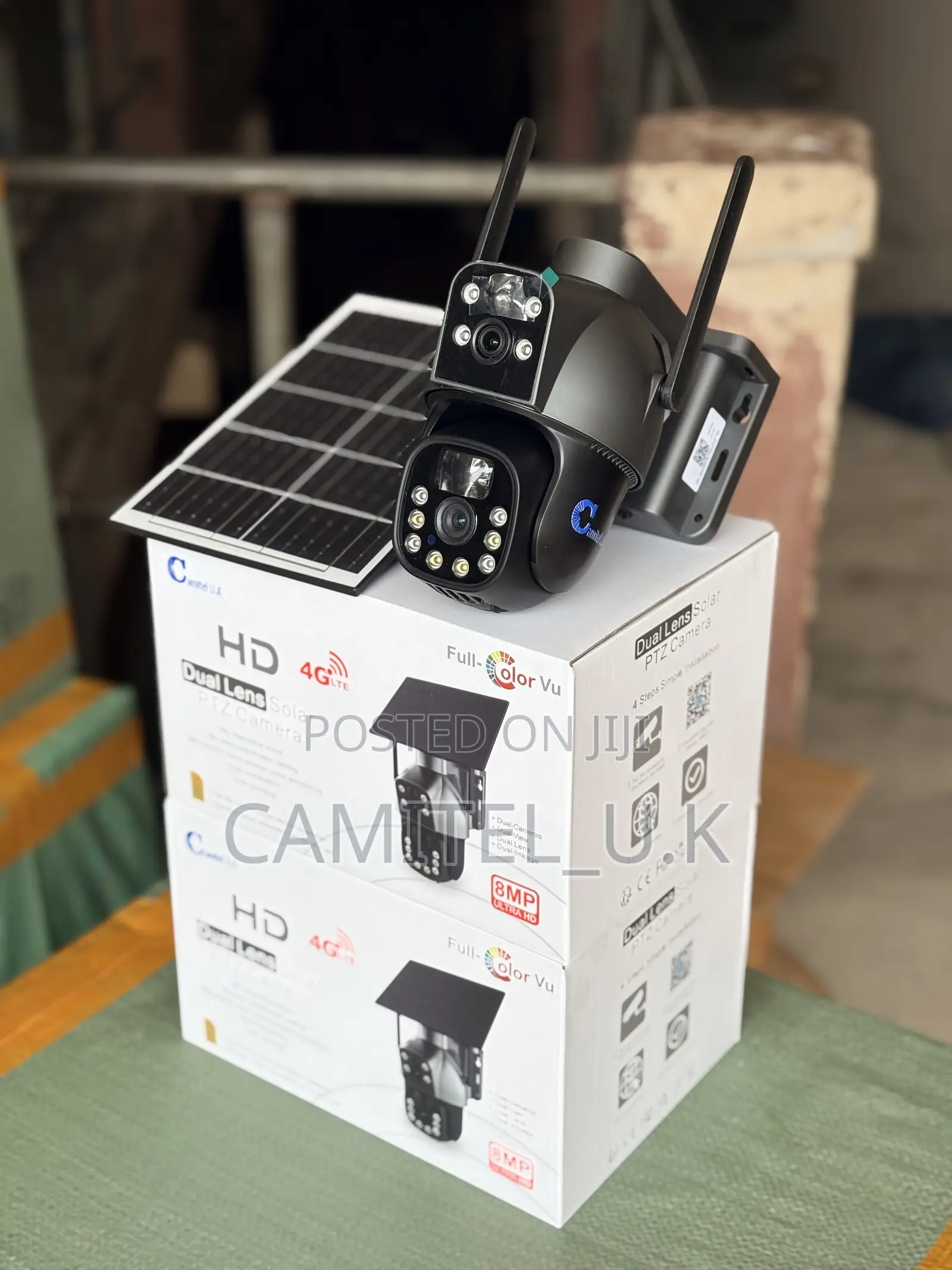 4g Ubox Hd Dual Lens Solar PTZ Camera - Sd250