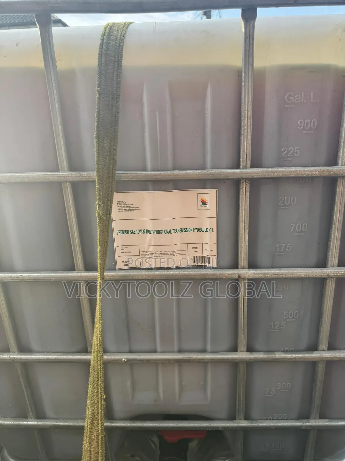 Eterna Sae 10w-30 Multi-Functional Transmission Oil Tote//1000l