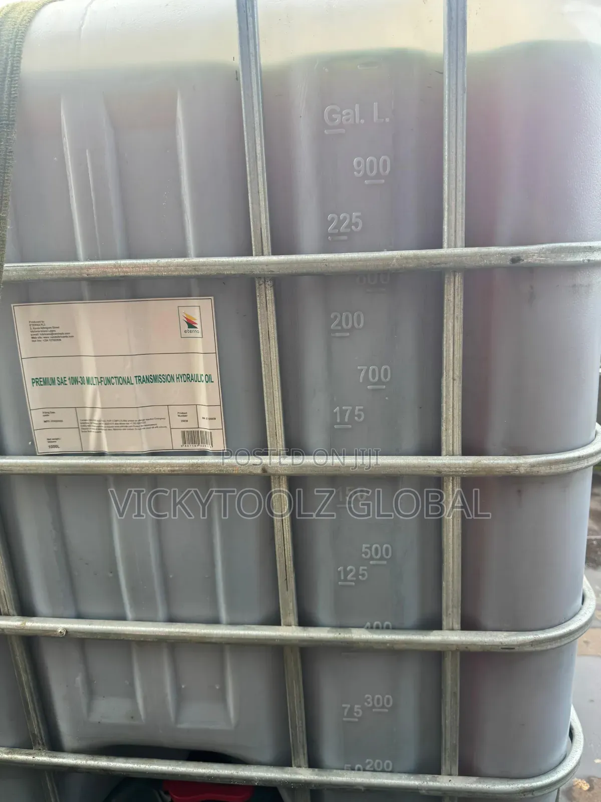 Eterna Sae 10w-30 Multi-Functional Transmission Oil Tote//1000l