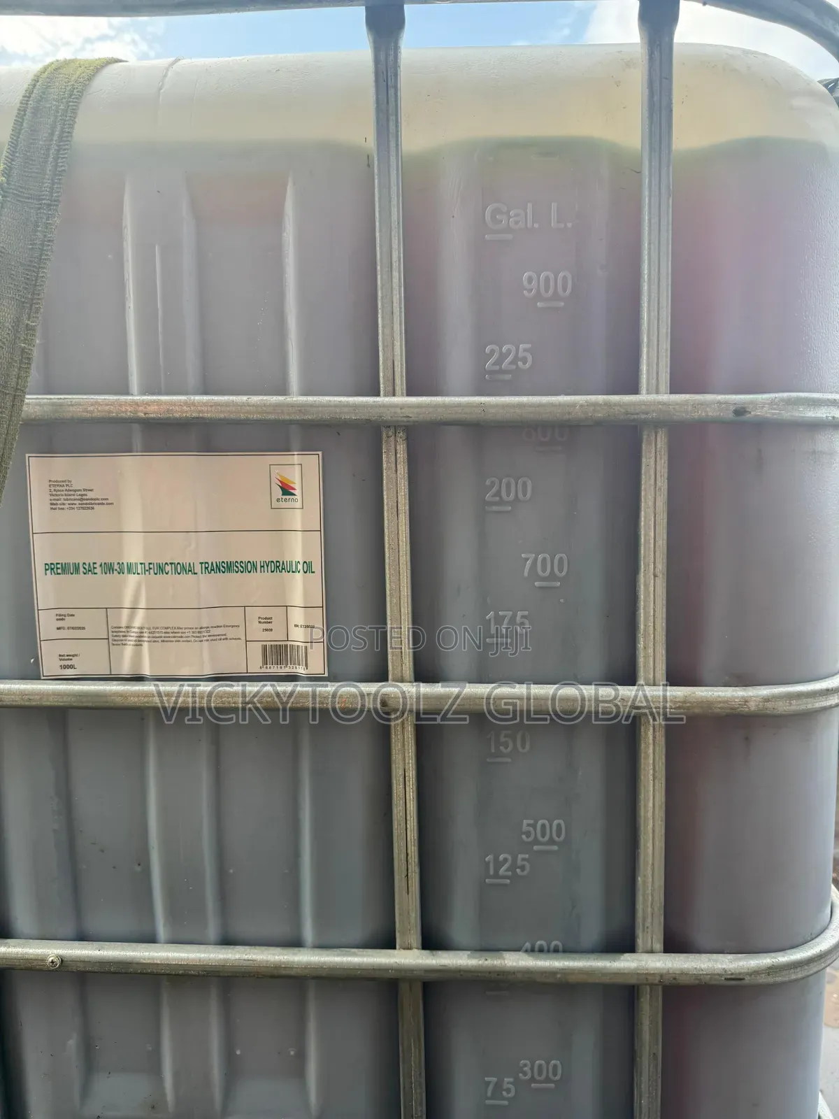 Eterna Sae 10w-30 Multi-Functional Transmission Oil Tote//1000l