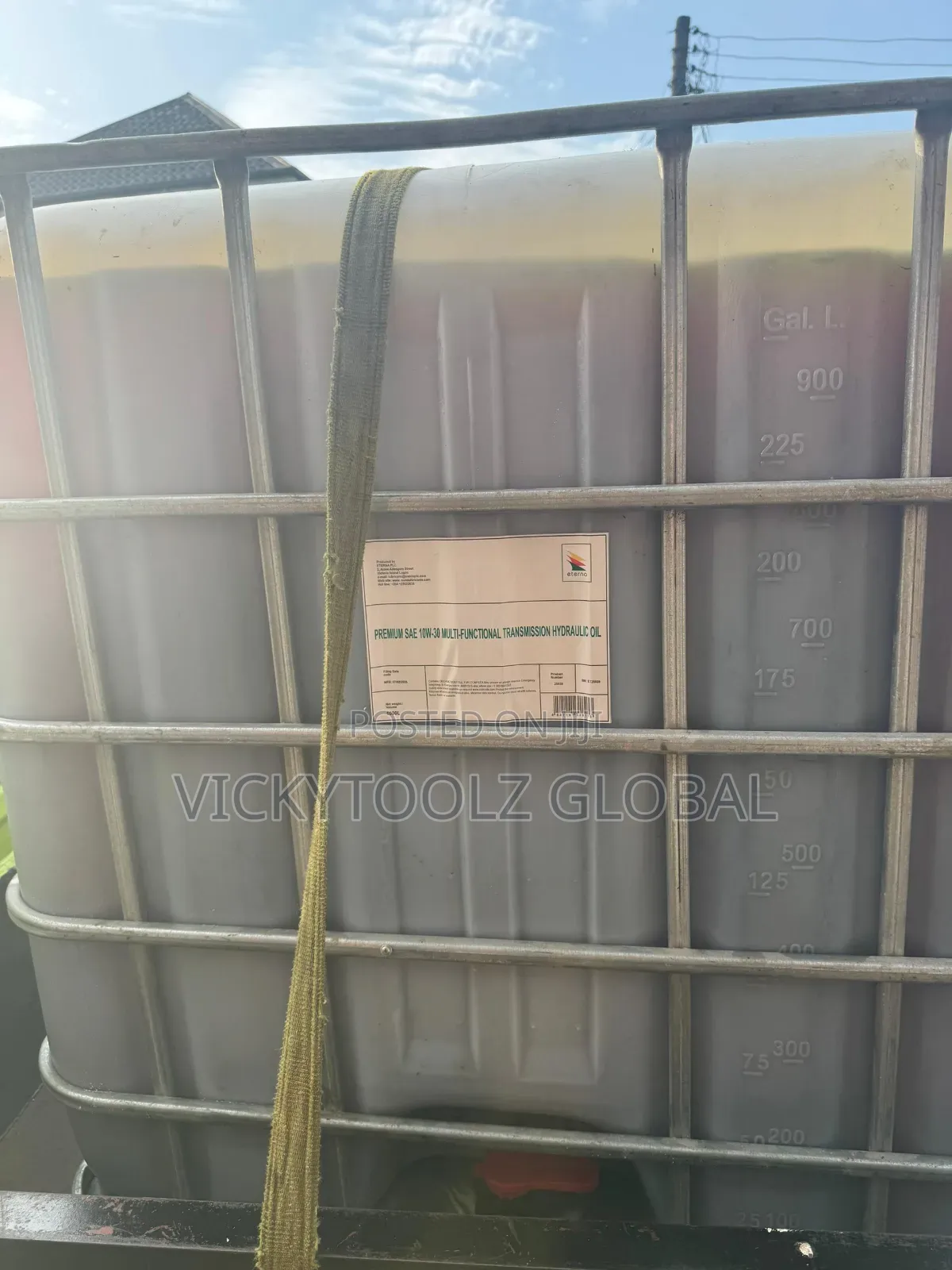 Eterna Sae 10w-30 Multi-Functional Transmission Oil Tote//1000l