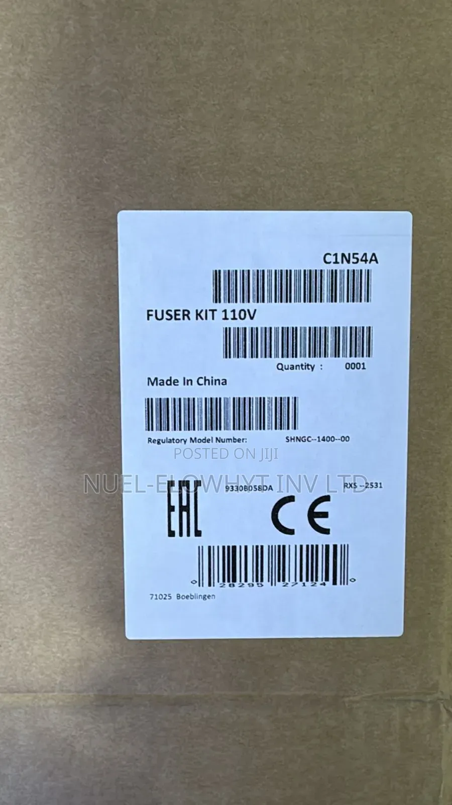 Hp Laserjet Fuser Kit 110v (C1n54a