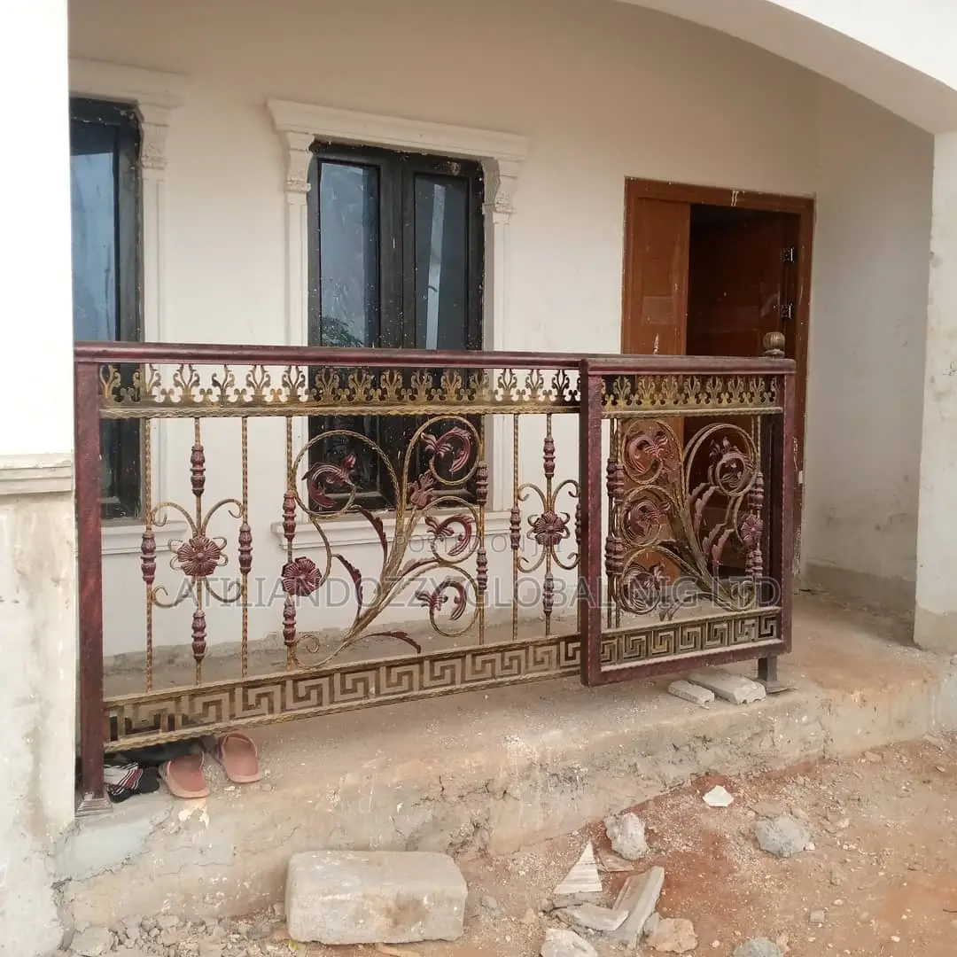 Curved Wrought Iron Rails