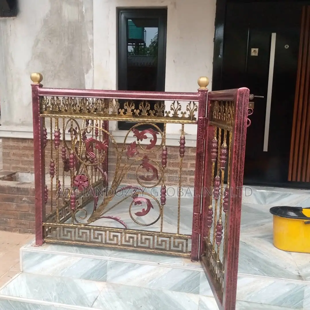 Curved Wrought Iron Rails