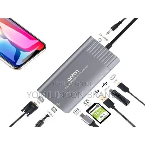 Onten Usb C to Hdmi/Vga/Usb(Otn-95112)
