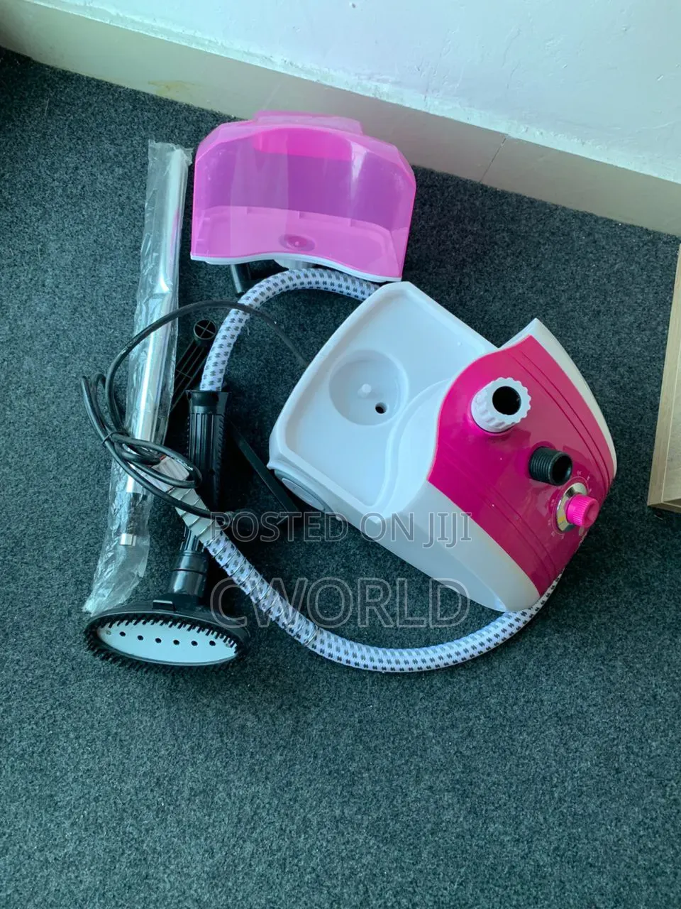 Pink Upright Garment Steamer