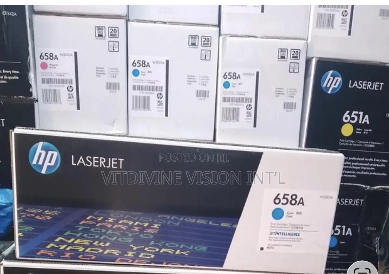 Hp. 658a Magenta ,Cyan Toner Cartridge, Hp M751 Printer