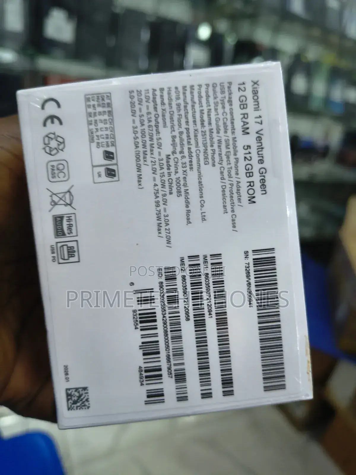 New Xiaomi 17 512 GB Green
