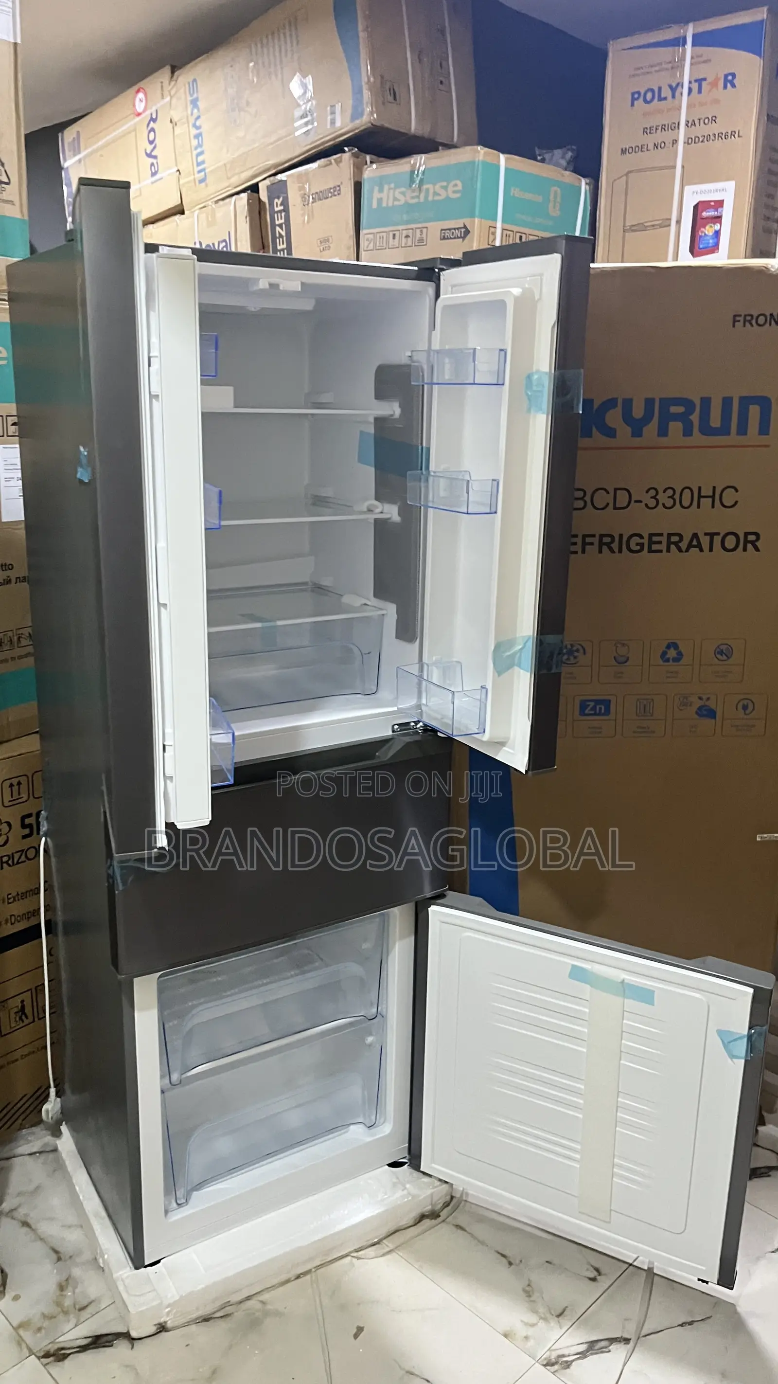 Skyrun 300l Refrigerator 4 Doors[Bcd-330hc]Household Cooling Machine