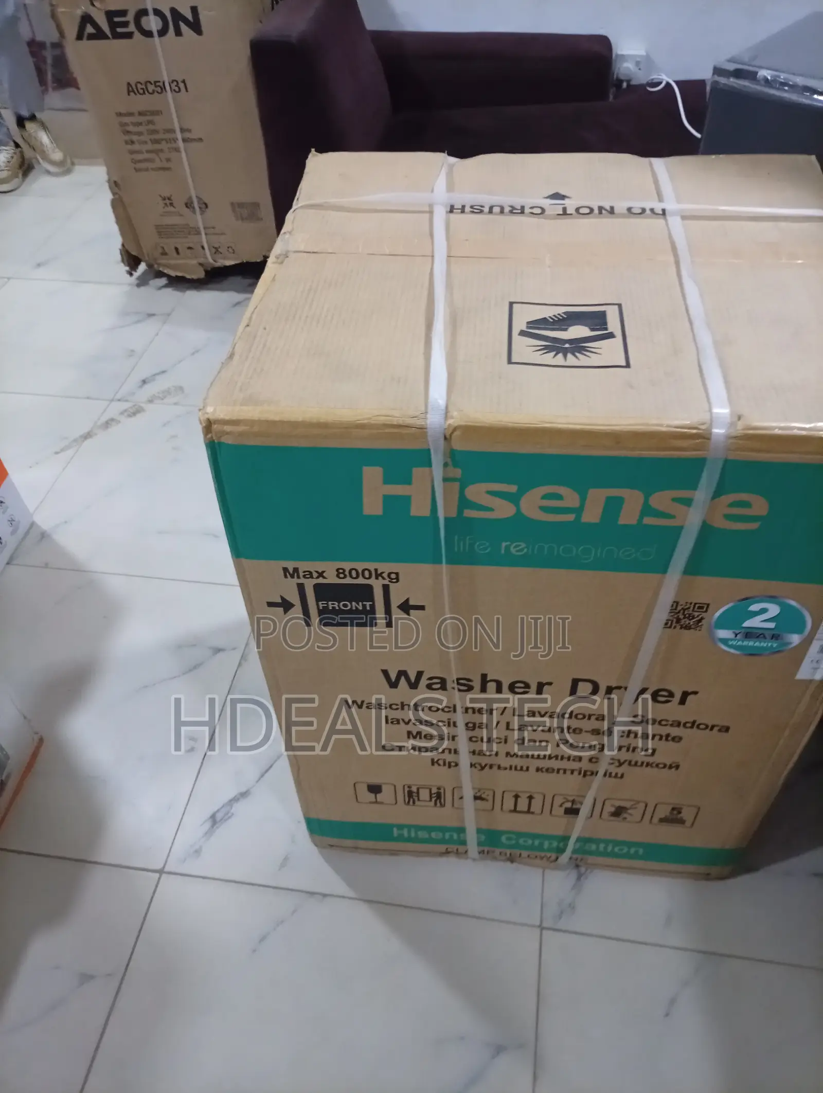 Powerful Spin Hisense 8kg Washer Dryer