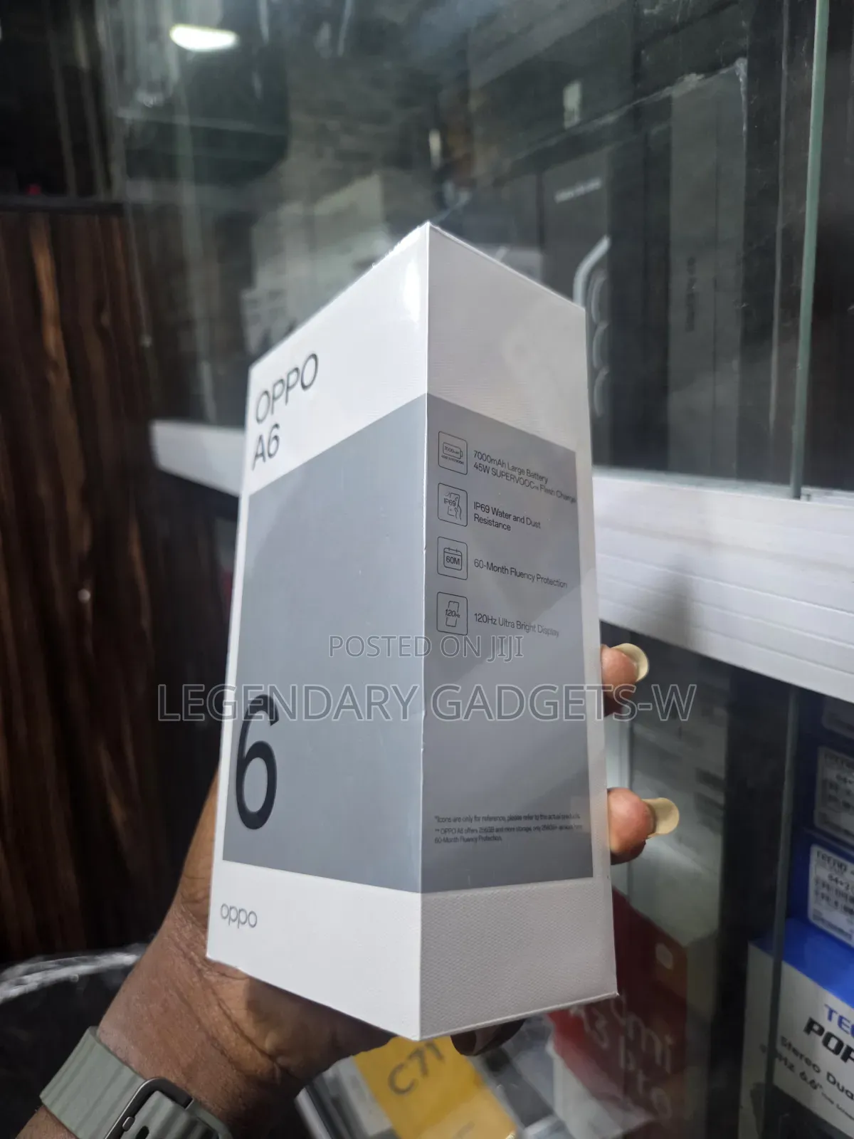 New Oppo A6 256 GB Blue