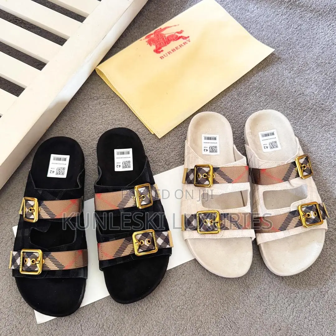 Original New Burberry Urchin Slippers