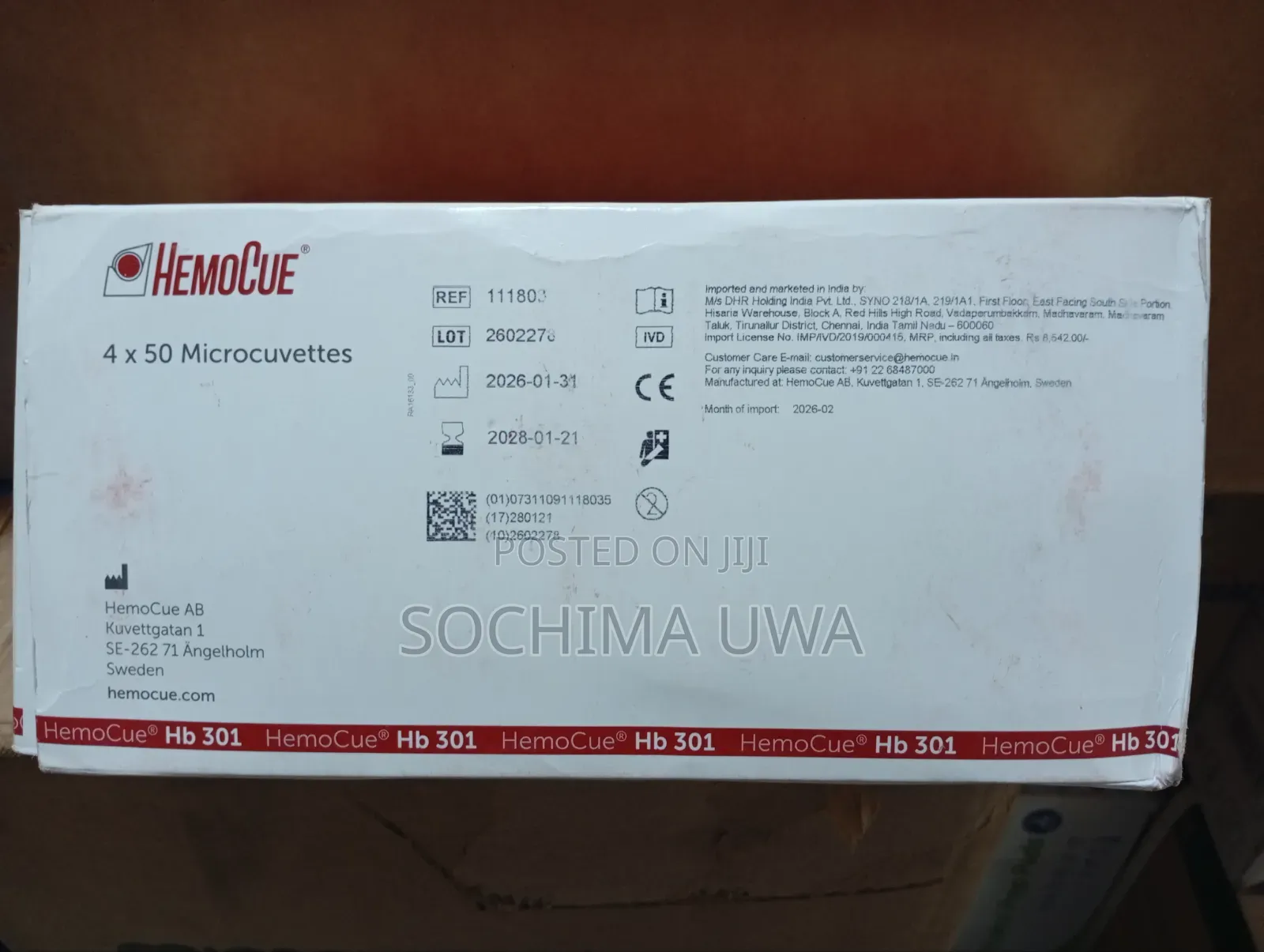 Hemocue 301 Cuvette