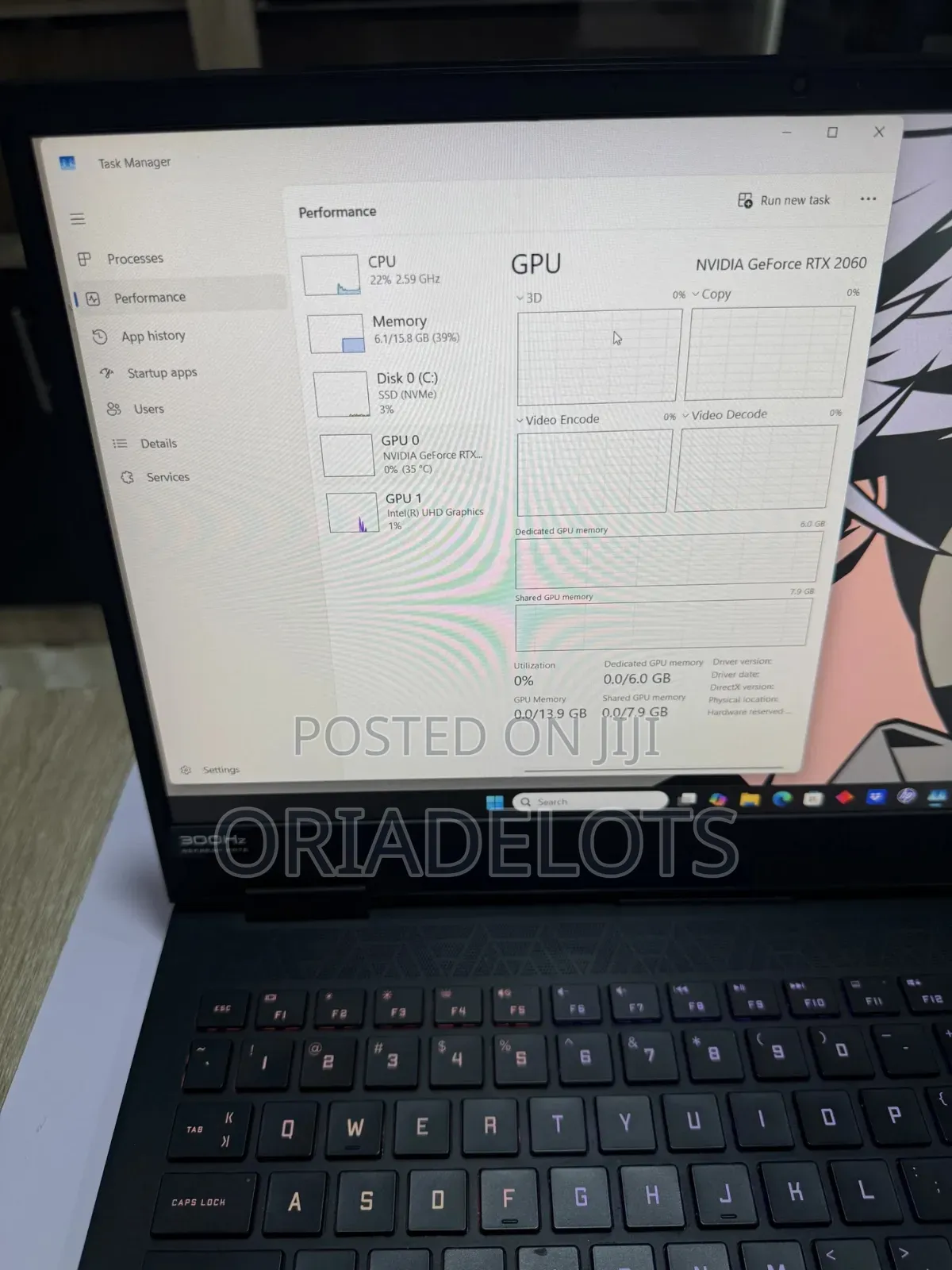 Laptop HP Omen 15 16GB Intel Core i7 SSD 512GB