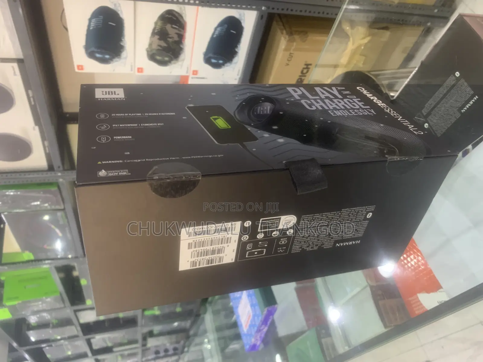 JBL Chargeessential 2 Portable Bluetooth Speaker