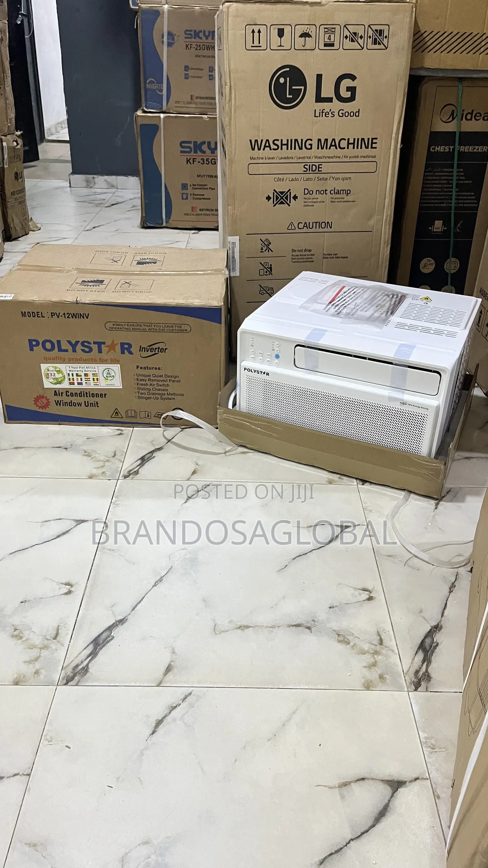 Polystar 1.5hp Inverter Window Ac [Pv-12winv]Household Cooling Machine