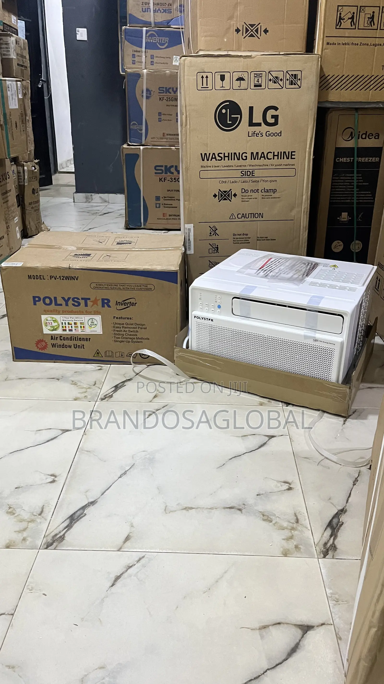 Polystar 1.5hp Inverterwindowac[Pv-12winv]Efficientcoolingtechnologyac