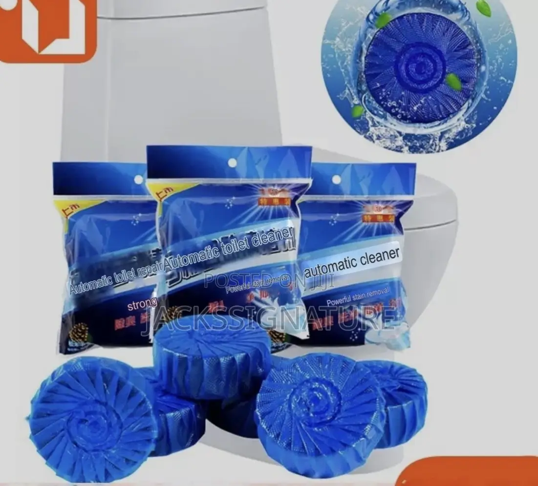 10pcs Toilet Blue And Pink Cleaner