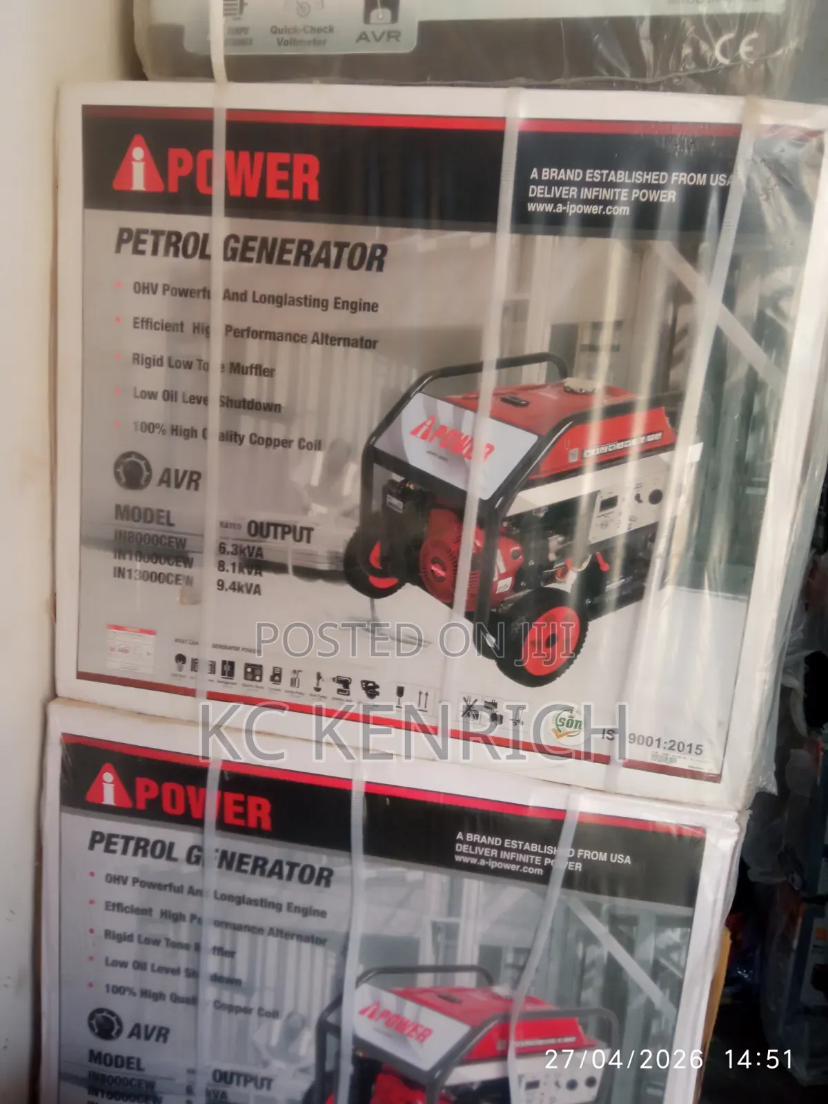 I Power Generator 6 Kva
