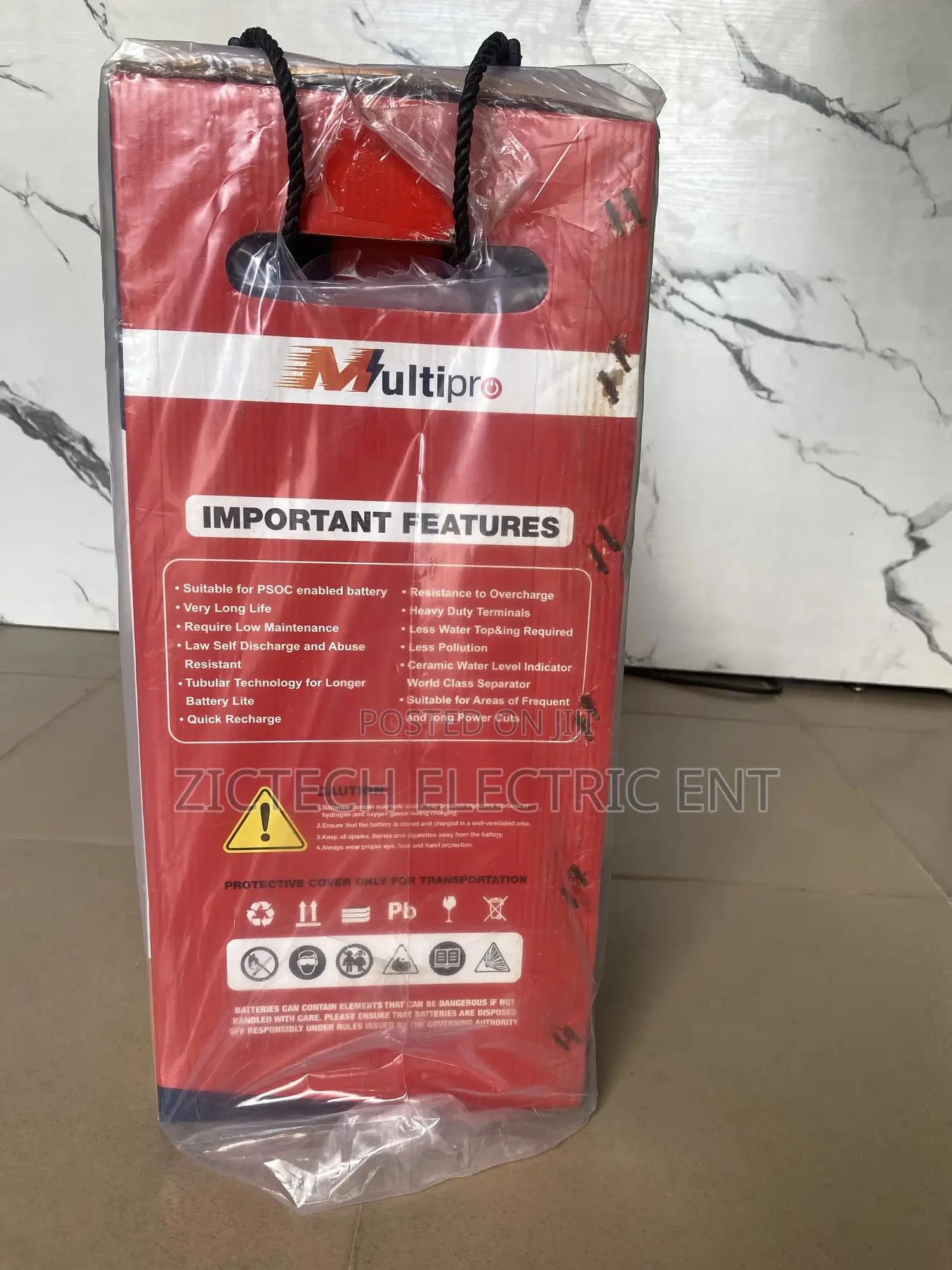 Multipro Tubular Battery 220ah