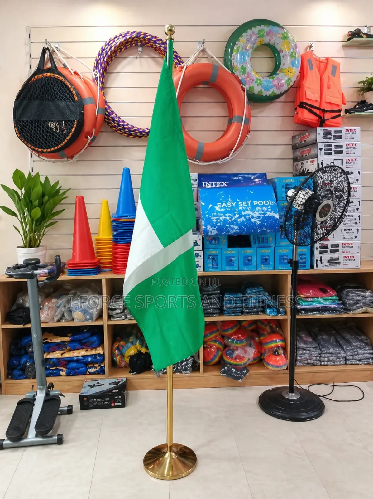 Office Flag Stand