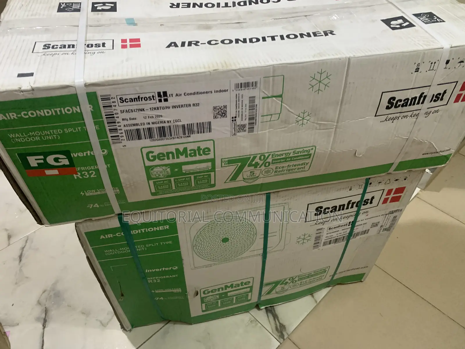 Scanfrost S12ink 1.5hp Split Air Conditioner Durable Build