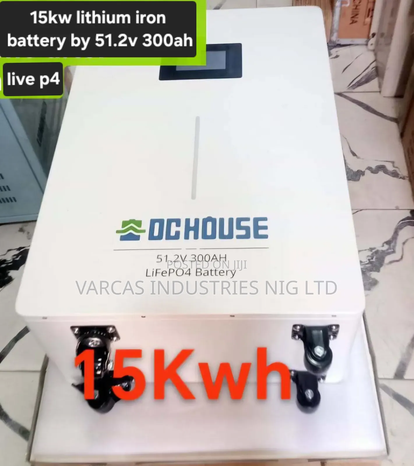 15kw Eco Worthy Lithium Iron Battery