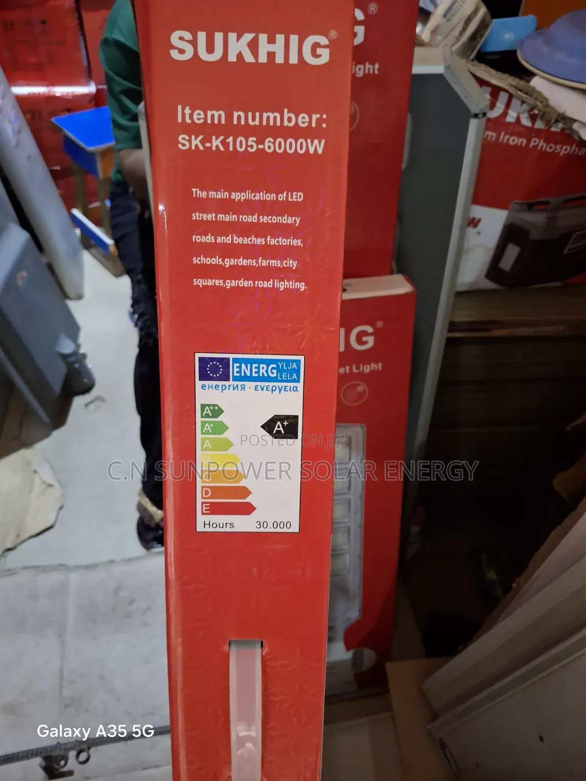 600watts/Sukhig All in 1 Sensor Street Lights