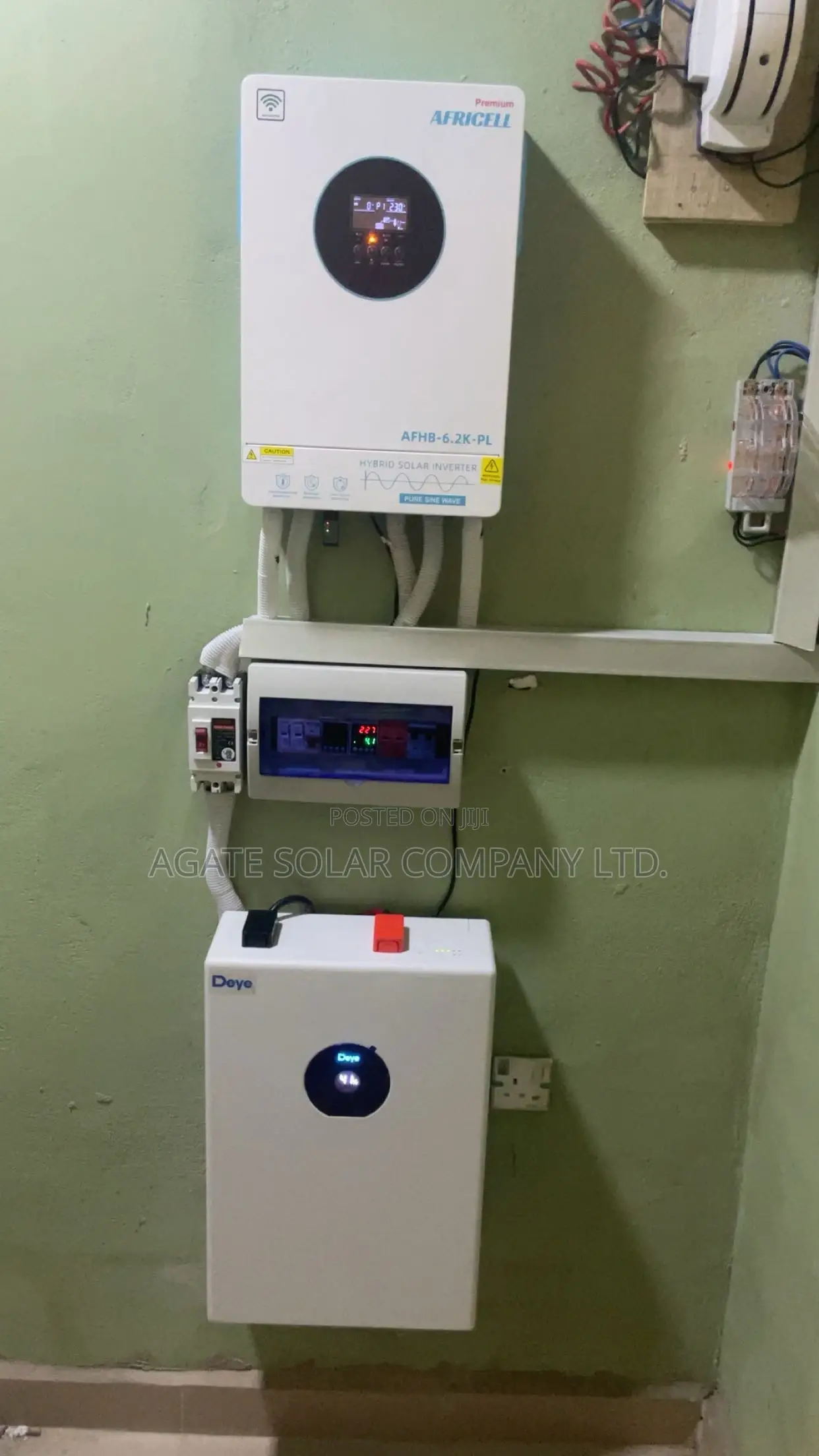 6.2kva/5kw Lithium Battery Paired With 3kw Solar Array
