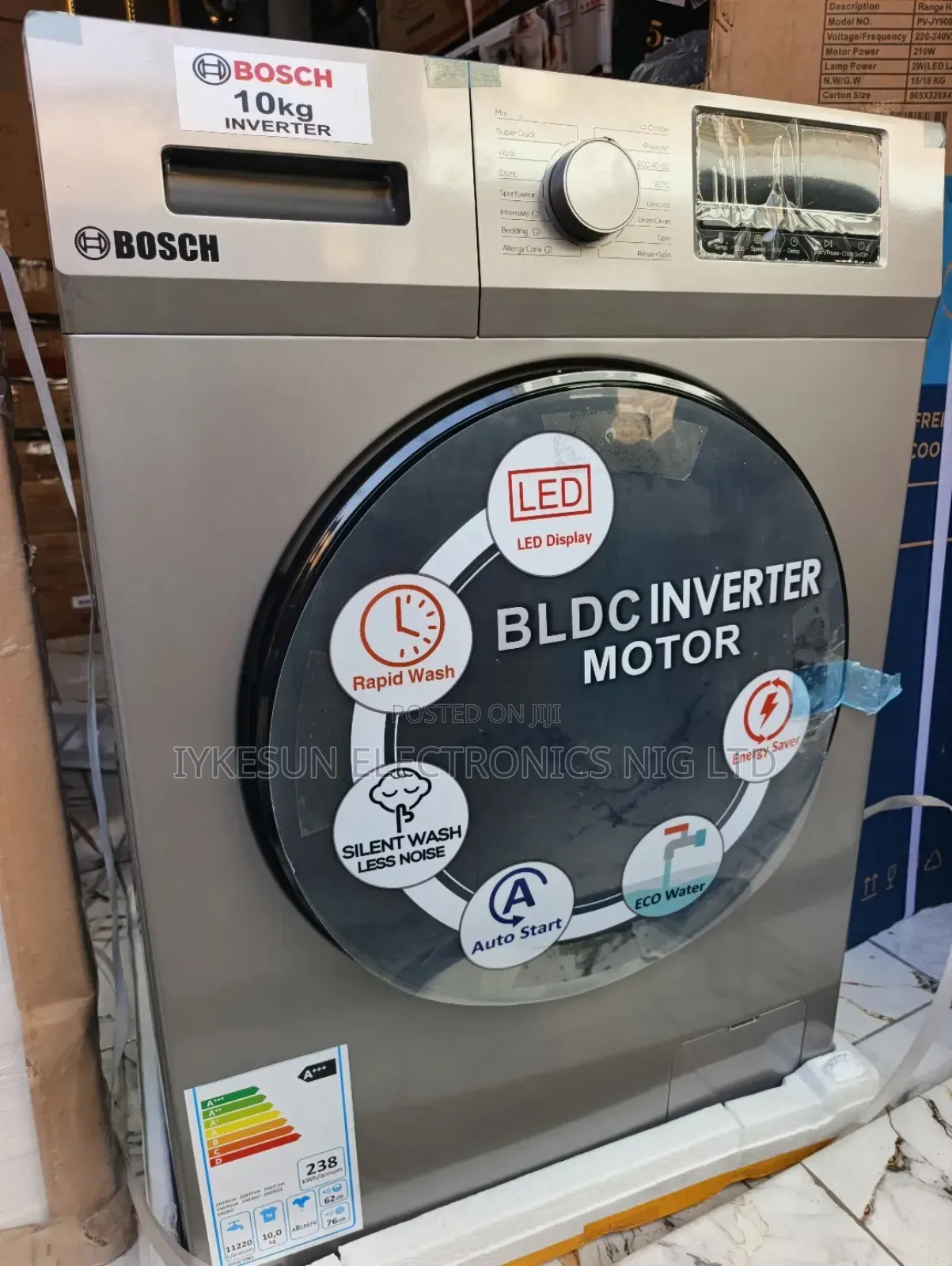 Bosch (10kg) Automatic BLDC Inverter Motor Washing Machine Front Load