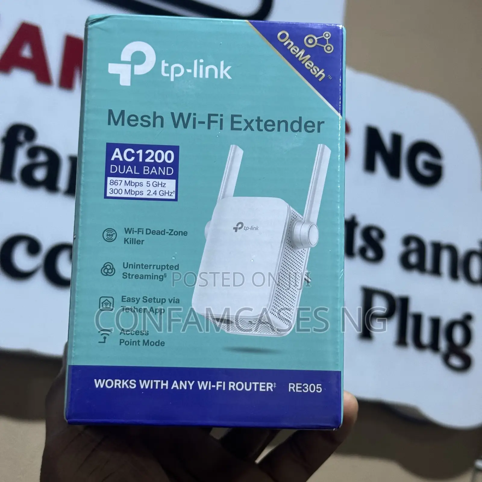 TP-Link Tplink Re305 Ac1200 Mesh Wifi Range Extender