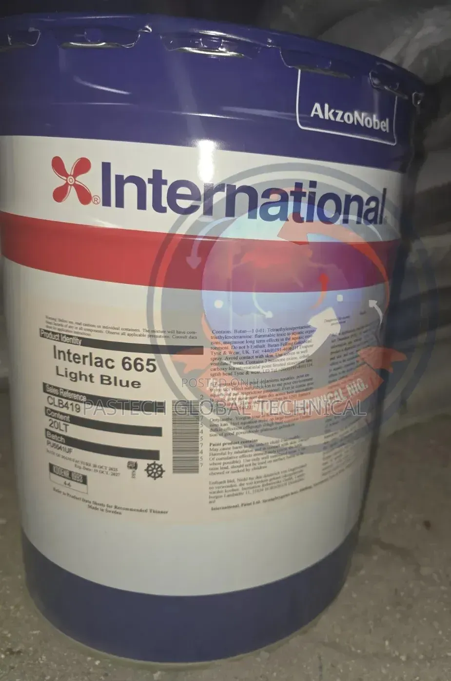International Paint Interlac 665 Light Blue 20l